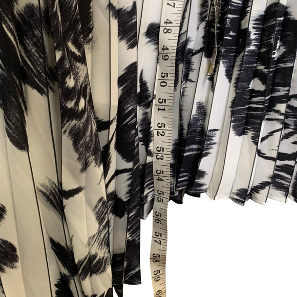 WHBM Dress NWT Size 18 Sleeveless Halter Midi Length Pleat Accordion Whimsgoth - Picture 10 of 10